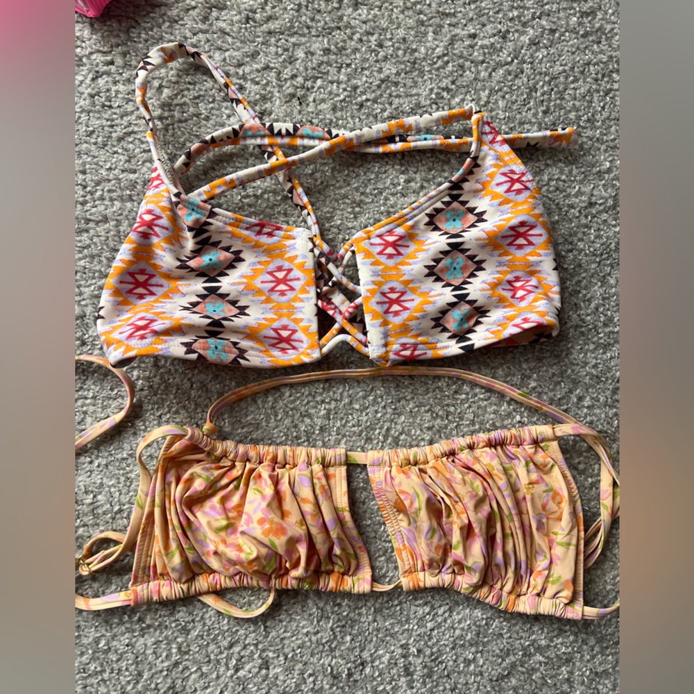 Billabong Multicolor Patterned Bikinis